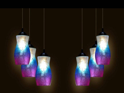 VAGalleryKing 3_Lamp New Design Decorative Home & Villa Pendant Lamp Ceiling Lamp(Purple)
