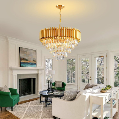 TRIXY 600MM_PG Chandelier Ceiling Lamp(Multicolor)
