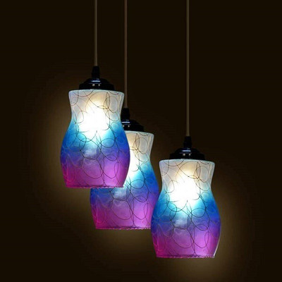 VAGalleryKing 3_Lamp New Decorative Home & Villa Pendant Lamp Ceiling Lamp(Multicolor)