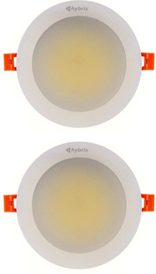 Hybrix LED (3W) Mini JOY Extra Bright Ceiling Concealed Light, Down Light, Warm Light 2 Recessed Ceiling Lamp(White)