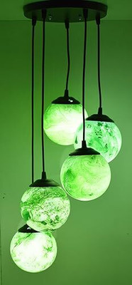 zsquarehp Pendant/Hanging Light Home Decor Items, Ceiling Light for Restaurant/Hotel Ceiling Light Ceiling Lamp(Green)