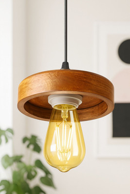LUZLANE Hanging Lights for Living Room & Bedroom | Ceiling Hanging Light for Kitchen | Pendants Ceiling Lamp(Brown)