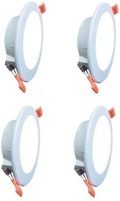 Cosas 9 W Basic Round B22 LED Bulb(White, Pack of 4)