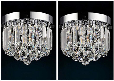 Crysta World SET OF 2 Chandelier Ceiling Lamp(White)