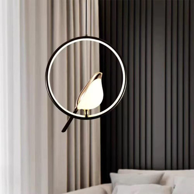 Blissbells Chirpy Bird Hanging Pendent Light Pendant Lamp Ceiling Lamp(White)