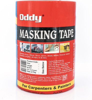 Oddy Single Sided Handheld Masking Tape (Manual)(Off White)