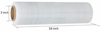 SAMPIN Goenka Stretching Film Small Wrapping Roll/450 mm / 18 inch | Grafting Tape | Luggage Packing Wrapping Film | Packing Roll | transparent | Shrink Wrap (Manual)(Set of 1, Bright White) SAMPIN Goenka Stretching Film Small Wrapping Roll/450 mm / 18 inch | Grafting Tape | Luggage Packing Wrapping Film | Packing Roll | transparent | Shrink Wrap (Manual)(Set of 1, Bright White)