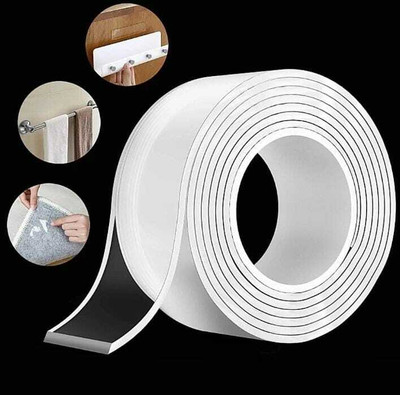 Oddy Double sided desktop Cello Tape (Manual)(Set of 1, Transparent)