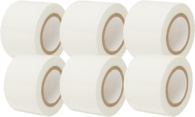 JPPL Premium White PVC Electrical Insulation Tape 2 Inch x 20 Meter Heavy-Duty Strong Adhesive, Weather & Heat Resistant Electrical Wire Repair Tape Electrical Tape Roll (Manual)(Set of 6, White)