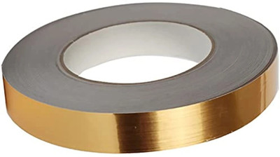 Bloriza G olden Tape Tile Sticker Waterproof Gap Sealing Tape GOLDEN WATERPROOF TAPE (Manual)(Set of 1, GOLDEN)