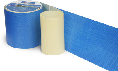 KEDER HDPE Tape Self-adhesive and Waterproof Tarpaulin Repair Tape (Manual)(Set of 1, Blue)