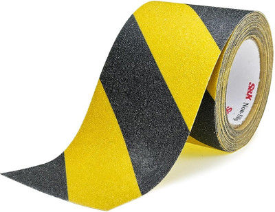 XYJIQS Anti Skid Tape Normal Anti Skid Tape (Manual)(Set of 1, Yellow, Black)