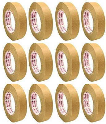 Ecosattva Self Adhesive Handheld Pack of 12 Roll (Manual)(Brown)