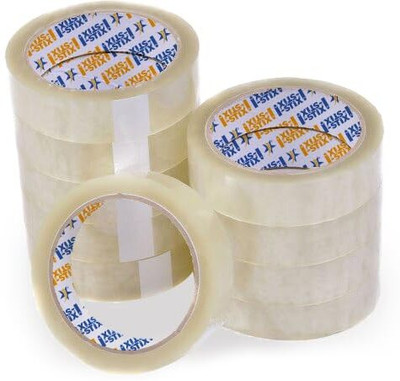 i-STiX BOPP Packaging Tape 24MM x 60Y Pack of 12 Rolls Adhesive Tape for Box Sealing, Shipping and Moving (Manual)(Set of 12, Transparent)