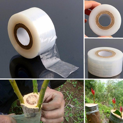 Rachana 3 inch Stretchable Self Adhesive Tape Grafting Tape/Film Pack of 3 (Manual)(Set of 3, Transparent, White)