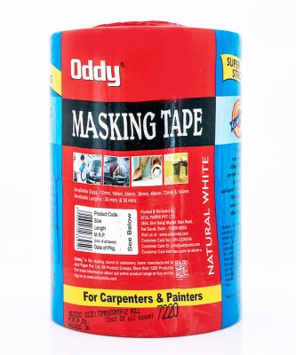 Oddy Single Sided Handheld Masking Tape (Manual)(Off White)