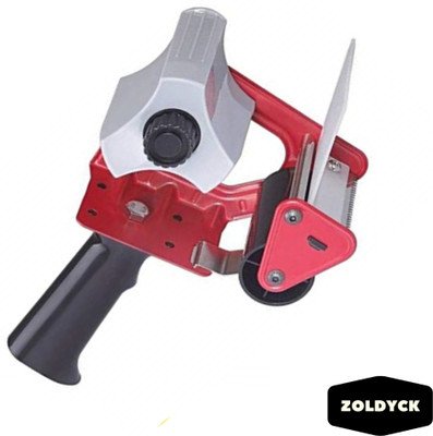 ZOLDYCK Single Sided Handheld Dispenser 75mm/ 3Inch Tape Dispenser (Metal Body) (Manual)(Multicolor)