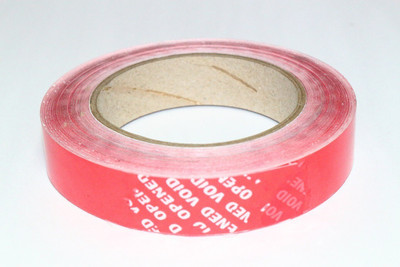 Bapna Tamper Evident Void Tape Single Sided Security (Manual)(Set of 1, Red)