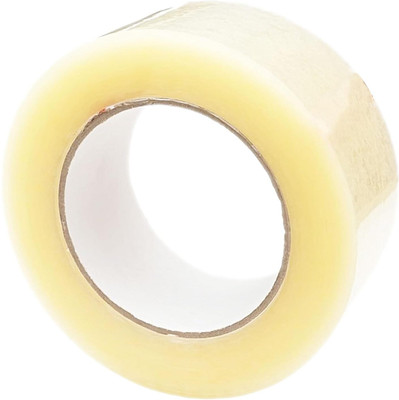 GRABIKA BOPP Tape 2 inch × 150 meter BOPP packing tape Single Side Adhesive Tape (Manual)(Set of 2, Transparent)