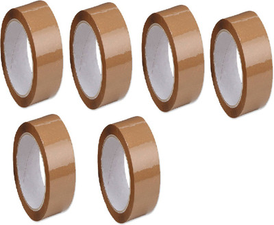TM&W Single Sided Hnadheld Cello Tapes (Manual)(Set of 6, Brown)