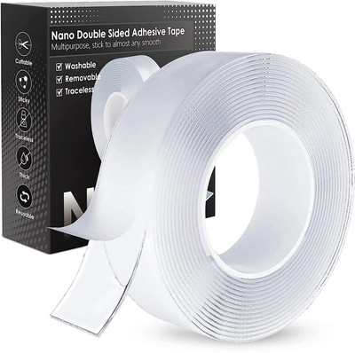 Nilay Double Sided Tape Handheld Dispenser Dispenser Double Side (Manual)(Set of 1, White)