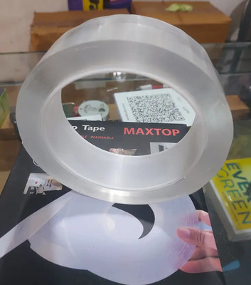 GatiH Double sided tape Manual Dispenser Grip tape (Manual)(Silver)