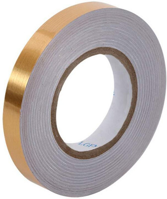 HVG TRADERS Tile Gap Sticker Waterproof | 50 Meters Golden Tape, Self adessive Handheld Dispenser TAPE (Manual)(Set of 1, Gold)
