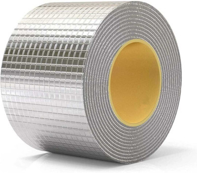 Lalisa SILVER TAPE yes ALUMINIUM WATERPROOF AND HEAT RESISTANCE SUPER STRONG TAPE (Manual)(Silver)