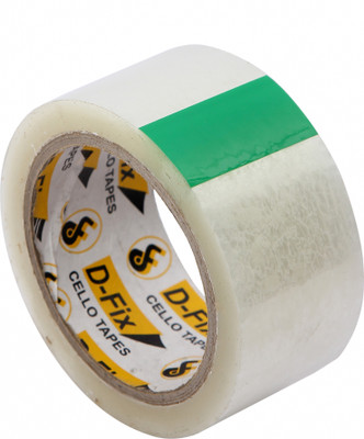 Dfix Packaging Tape NO Packaging Transparent Tape (Manual)(Set of 3, Transparent)