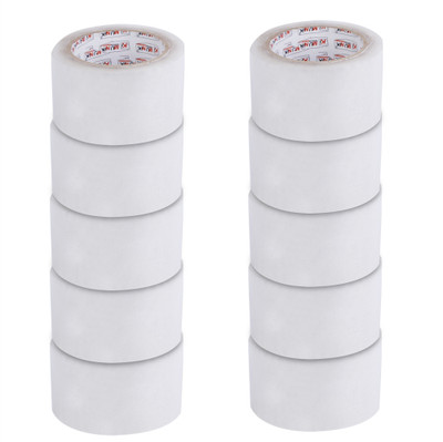 Ki Munik 3 Inch / 45 Mtr Packaging Self Adhesive Bopp Tape_160 For Shipping & Packing, Home, Office, Parcel & Industrial Use Premium Quality Tape_117 (Manual)(White)