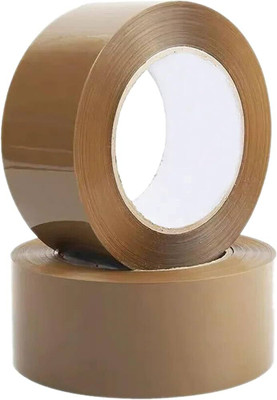 MOONI Single sided Handheld Dispenser Cello Tape (Manual)(Set of 2, Brown)
