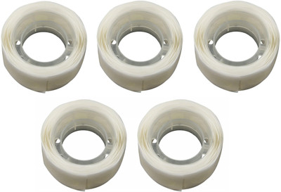 ANABGI Double Sided Tape 10 mm Balloon Glue Double Sided Dots of Glue Craft Adhesive Point Tape Non-Liquid Glue - 5 Pcs. (Manual)(Set of 5, Multicolor)