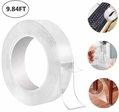 Metrite INDIA Double Sided Medium Reuseable (Manual)(Transparent)