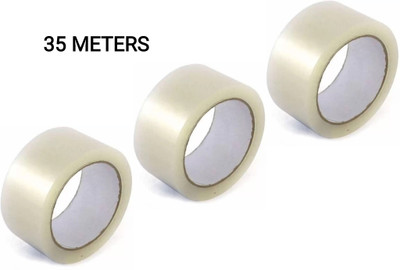 R K SALES Packing Tape Packing Self Adhesive (Manual)(Transparent)