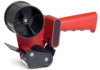 Dfix Single Sided Handheld Tape Dispenser (Manual)(Set of 1, Red)