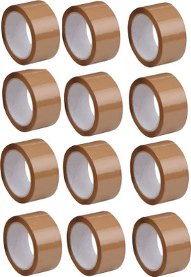 GRAVITY Single Sided Handheld Cello Tapes (Manual)(Set of 12, Brown)