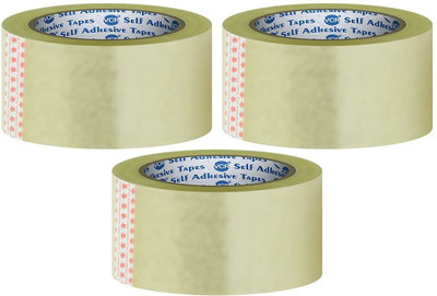SSTM Single Sided Top Quality Cello Tape (Manual)(Set of 3, Transparent)