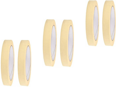 R K SALES Masking Tape Handheld Self Adhesive (Manual)(Set of 6, Off White)