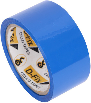 Dfix Blue Tape Tape Packaging Tape (Manual)(Set of 3, Blue)