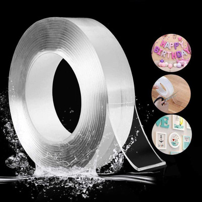 Mid Light Double Sided Tape Handheld Double Sided Tape (Manual)(Set of 1, White)