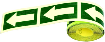 Signex Print Media Single Sided Desktop Safety Tape (Manual)(Set of 1, Green)