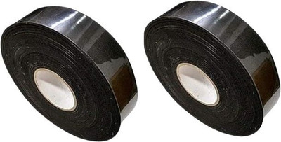 Truebond Single Side Thick Gasket Foam Tape 50 mm with Polyester Line Black Pack of 2 Thick Gasket Foam Tape (Manual)(Set of 4, Black)