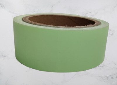 Bluebeems Single Sided Waterproof Removable Photoluminescent/Luminous Safety Tapes Glow In The Dark Tape I Green Light Radium Tape Sticker Roll - 40mm X 10 mtr (Manual)(Set of 1, Green) Bluebeems Single Sided Waterproof Removable Photoluminescent/Luminous Safety Tapes Glow In The Dark Tape I Green Light Radium Tape Sticker Roll - 40mm X 10 mtr (Manual)(Set of 1, Green)