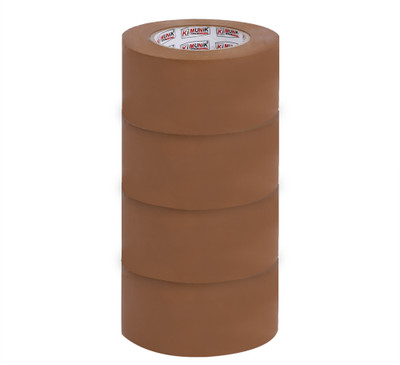 Ki Munik 3 Inch / 45 Mtr Packaging Self Adhesive Bopp Tape_179 For Shipping & Packing, Home, Office, Parcel & Industrial Use Premium Quality Tape_136 (Manual)(Brown)