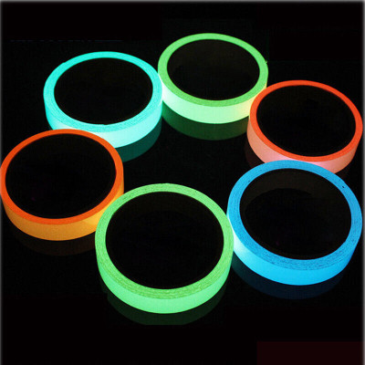 Bellveen 5 colour 25 Mm X 9 Meter Luminous Tape Sticker, High Brightness tape Handheld roll (Manual)(Set of 5, Multicolor)