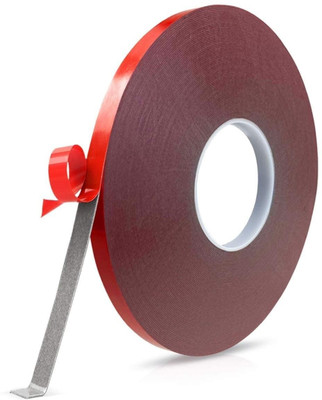 Uniqon Double Sided NA Removable Mounting Strong Red Foam Adhesive Tape (Manual)(Set of 1, Red)
