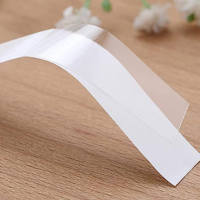 NAVDEEP COLLECTION Double Sided Disposable Invisible Tape (Manual)(Set of 2, White)