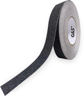 GSS 25mm -Anti Slip Tape Anti Skid Tape for Wooden, Marble, Cemented & Epoxy Floor HANDHELD ANTI SKID TAPE (Manual)(Set of 1, Black)