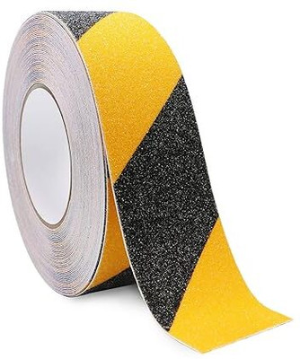 AONEPTER TAPE Anti-Slip Tape Dispenser Anti-Slip Yellow Tape (Manual)(Set of 1, Black, Yellow)