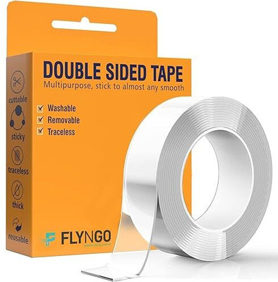 ELITEHOME Double Side Handheld cello tape (Manual)(Set of 1, Transparent)